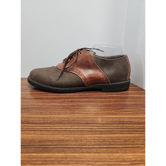 GH Bass & Co Saddle‎ Oxford Men 9.5M Brown Leather Shoes 5762 main image 8